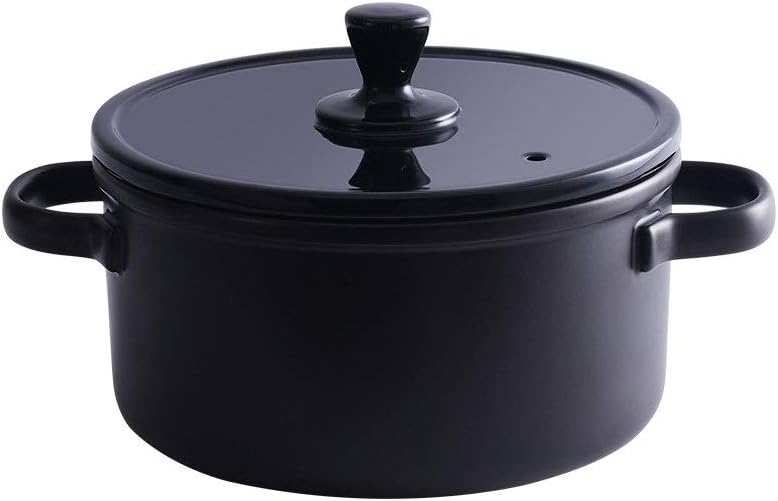HKGFAYO セラミックシチュー鍋調理鍋調理器具セラミックスープ鍋キッチン調理セラミック廃人ポット固形スープ鍋ホットシチュー鍋キャ
