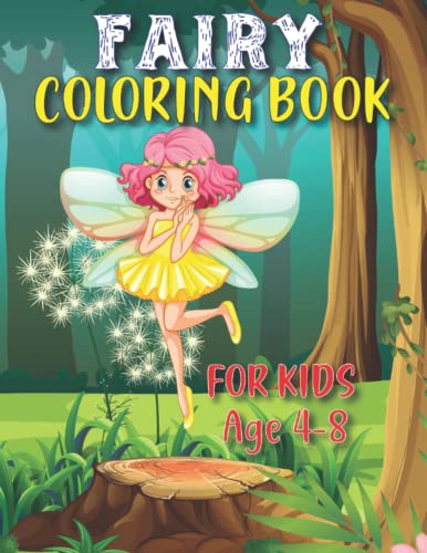 Fairytale Coloring Book Aged 4-8. Magic Painting and Colouring Book for Children