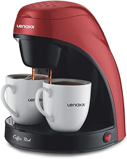 Lenoxx cafeteira elétrica coffee red pca031 127v