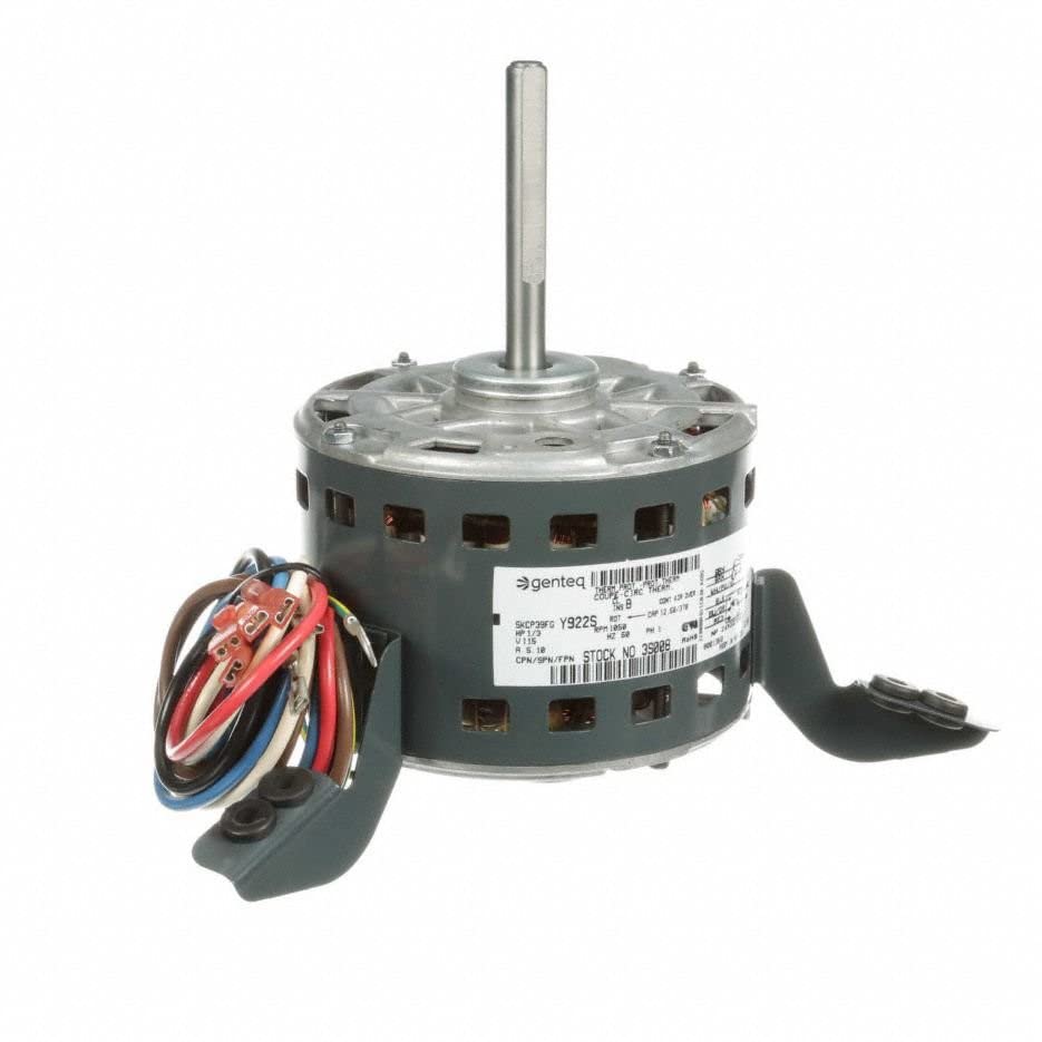1/3 hp, 1050 RPM, 3-Spd 115V Goodman Furnace Motor 5KCP39FGV064AS # 3S008