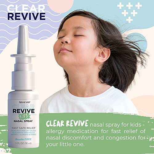 Clear Revive Nasal Spray, Allergy Medication for Fast Relief of Nasal