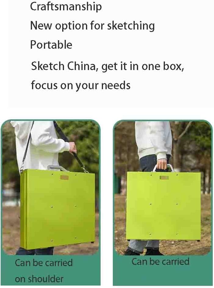 Multifunctional Aluminum Portable Oil Painting Box Sketch Bracket Portable Folding Adjustable Painting Box