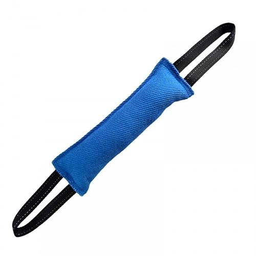 DONGKER Juguete para tirar, almohada de entrenamiento para mascotas con asa para perros pequeños y medianos