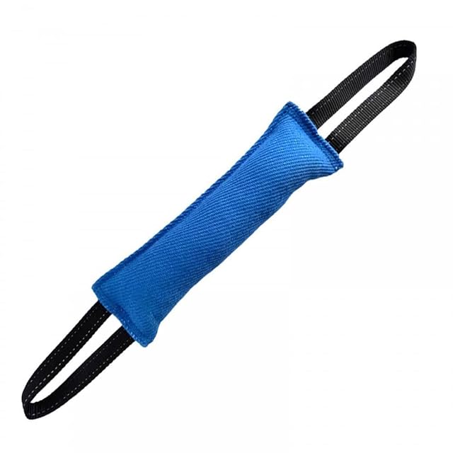 DONGKER Juguete para tirar, almohada de entrenamiento para mascotas con asa para perros pequeños y medianos