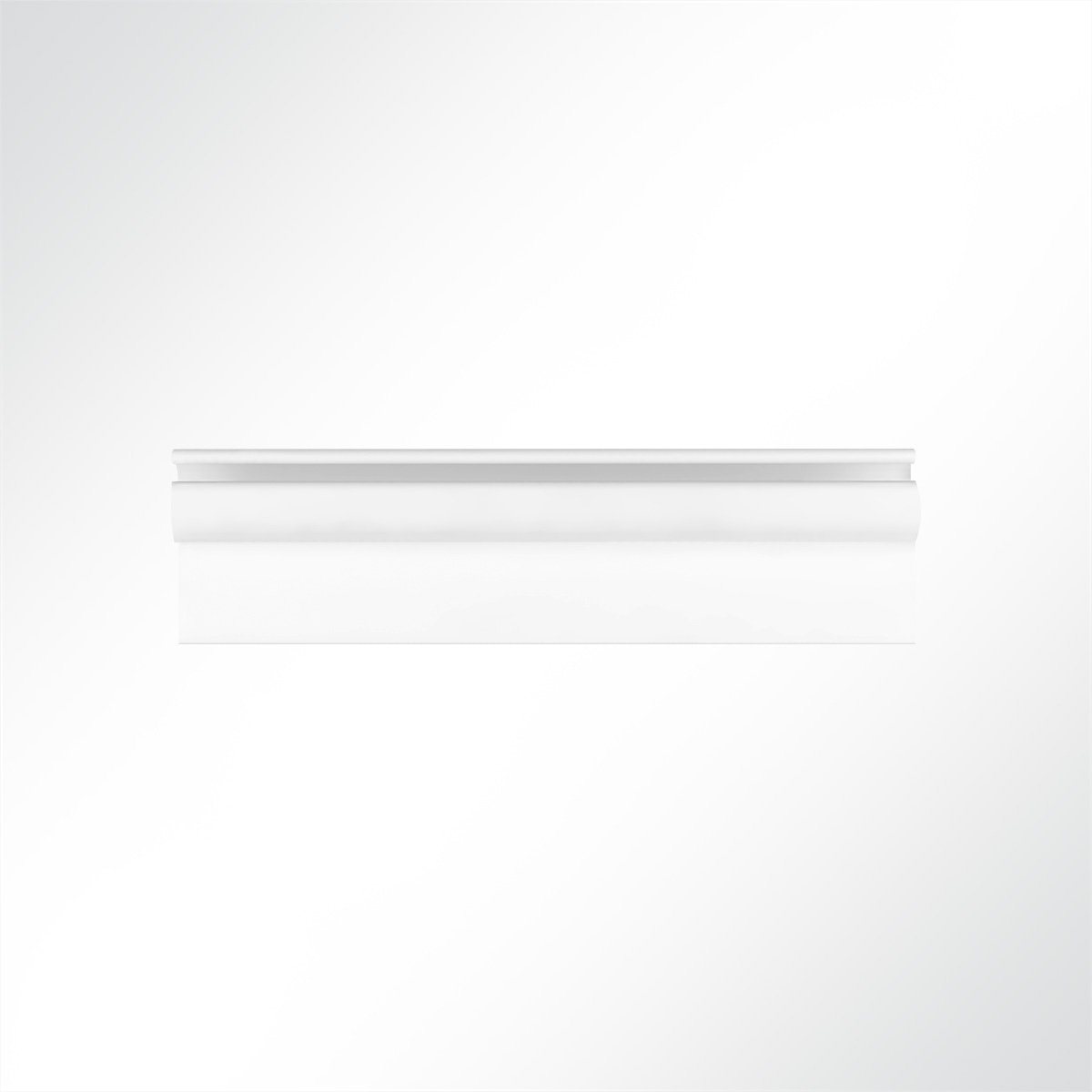 Kederschiene Kederleiste Kederprofil 15x30mm pulverbeschichtet 3m 45° Weiß Ø10mm für Keder 6-9mm