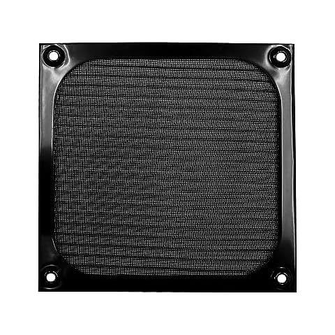 120mm Aluminum Fan Filter Grill Black Cover