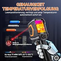 FOXWELL RT280 Wärmebildkamera mit Laser, 320x240 Auflösung, -20°C bis 550°C (Black, 320 * 240) – Ansicht 5
