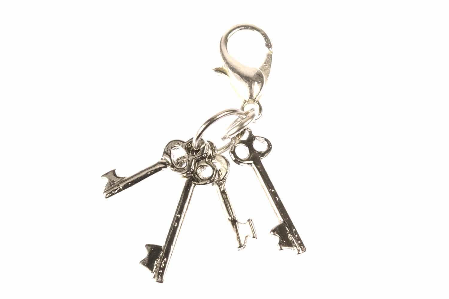 Miniblings Charm Des Oiseaux Dove Tirette Porcelaine Blanc - Argent Collier Pendentif Bijoux