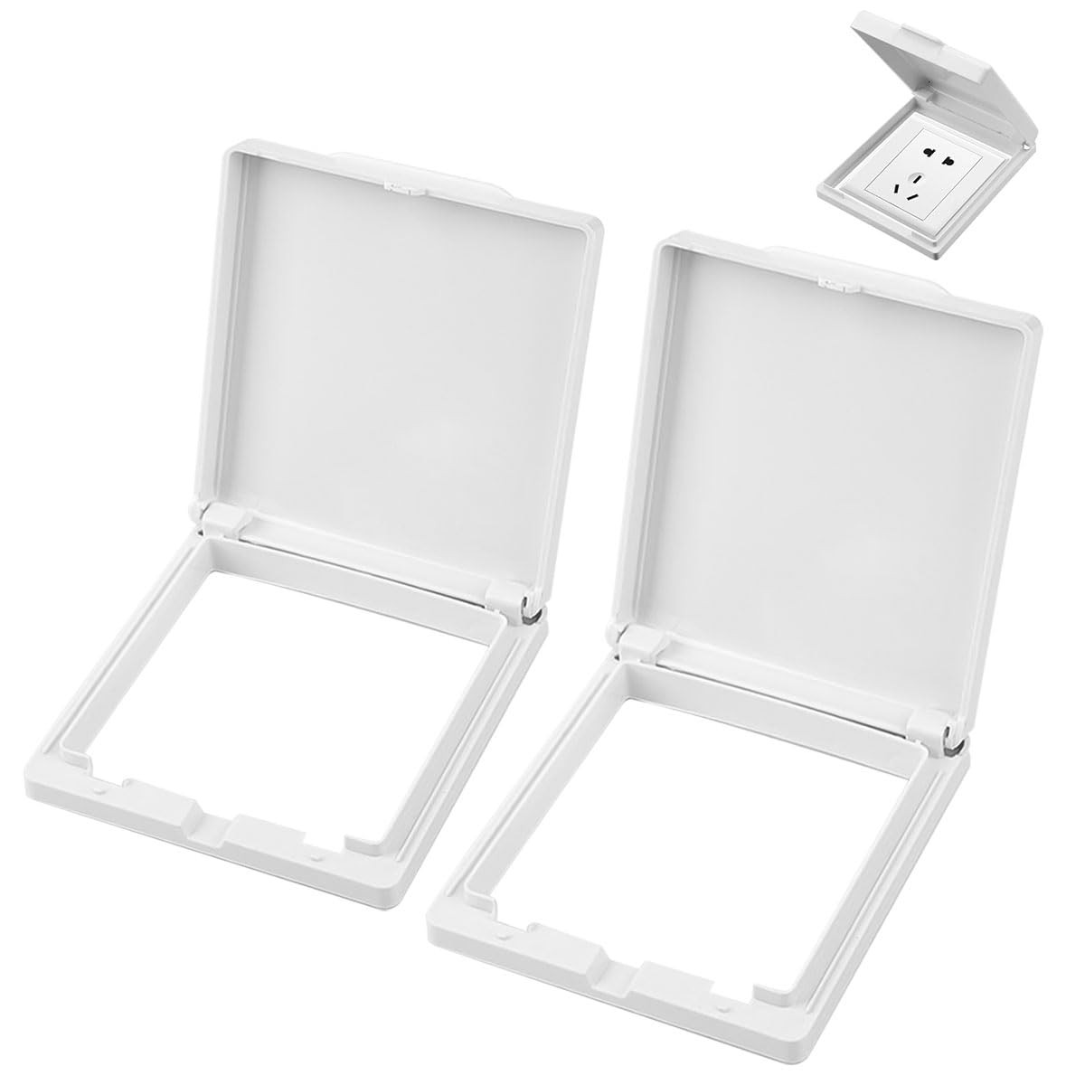 2PCS Light Switch Guard, Childproof Plug Protector