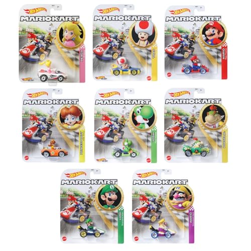 Hot Wheels Mario Kart 8-Pack Collection