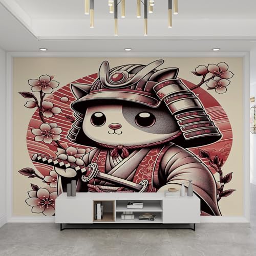 Papier peint japonais avec chien mignon pour la chambre de votre enfant