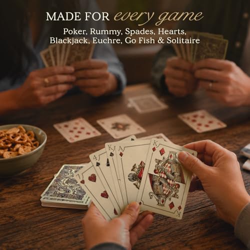 Baraja de 54 cartas profesionales para poker miniatura 3
