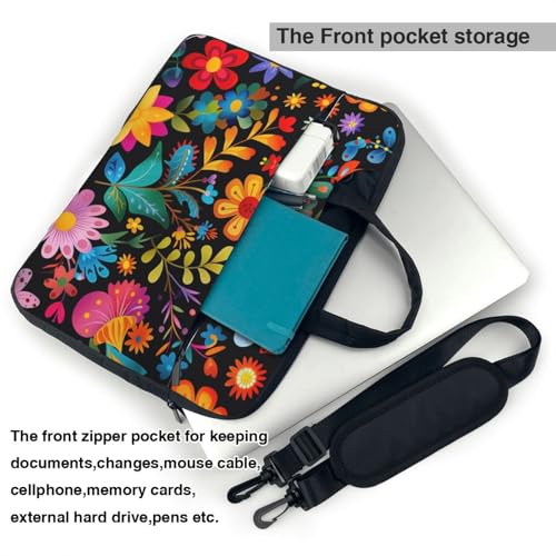 Maletín para portátiles 14 pulgadas con diseño floral miniatura 6