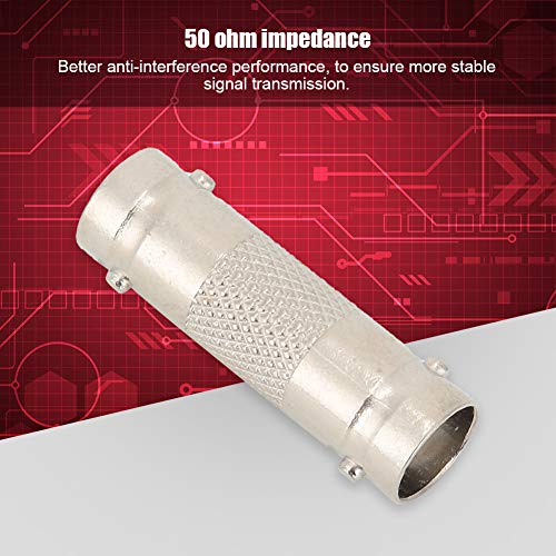 VBESTLIFE Nickel Plated Copper 50 Ohms BNC Female to BNC Female Adapter Connector(10pcs), default - Image 3