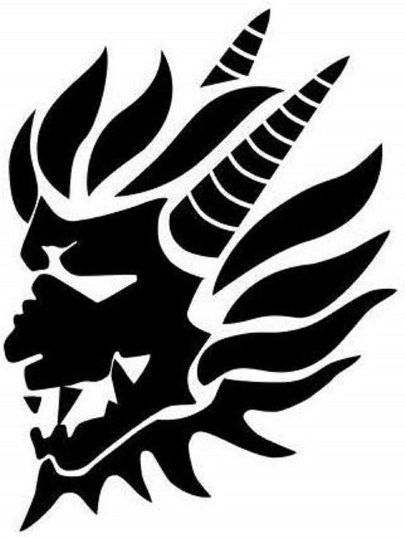 kksmilez Black Devil Japanese Monster Vinyl Decal Car Bumper Sticker JDM