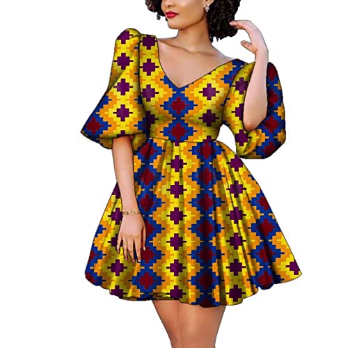 Amazon.com: ABCWAX African A-Line Dresses for Women Traditional Costume  Ankara Dashiki Print Casual Skirt : Clothing, Shoes & Jewelry