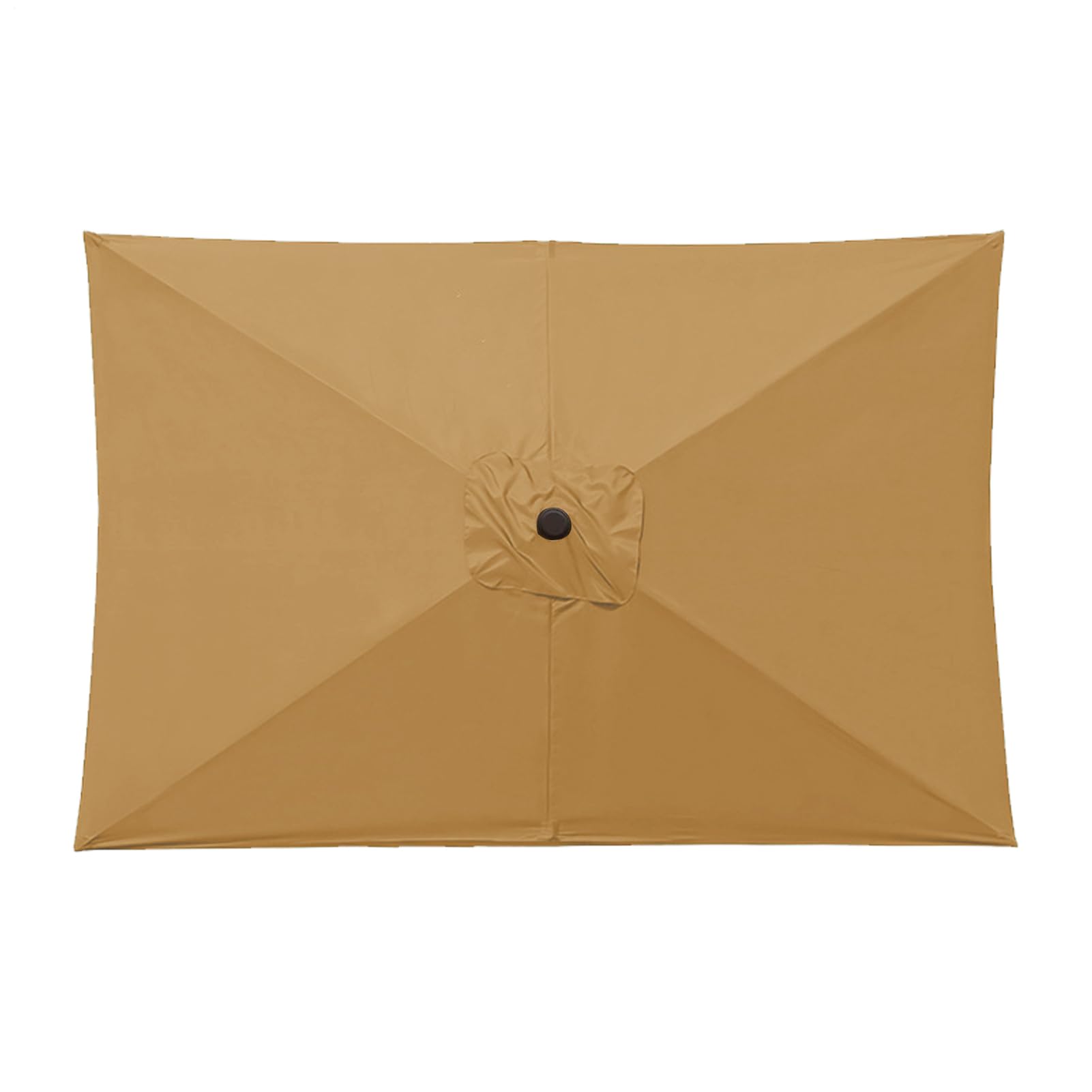 Copertura per Ombrellone da Esterni Tessuto Impermeabile con 6 Stecche | Ombrellone Quadrato Da 200x300 Cm per Spiaggia, Piscina, Terrazzo, Balcone, Prato, Mercato, Copertura per