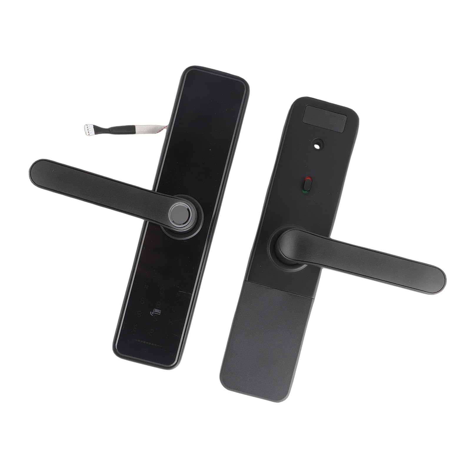 Serrure de Porte électronique Smart WiFi, Serrure de Porte biométrique à Empreinte Digitale pouvant être connectée au téléphone Mobile Via WiFi, Prise en Charge des clés mécaniques,