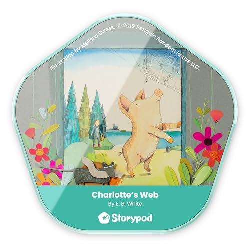 Storypod | Charlotte's Web | Token for The Storypod Audio Learning System | SEL Audio Learning & Interactive Fun