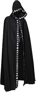 bruxa | Fantasias Halloween para mulheres capa | Capa com capuz ajustável unissex capa longa roupão fantasia fantasia para adultos crianças cosplay carnaval famure