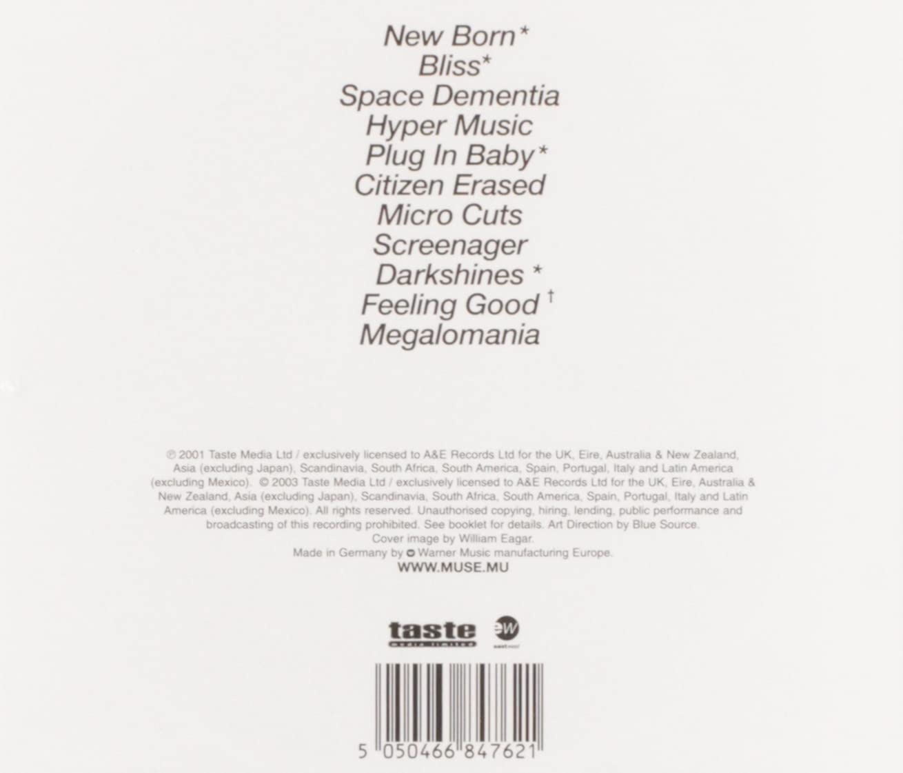 Origin of Symmetry (East West Version)