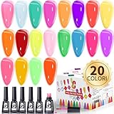 🌸【Perfect For DIY Nail Art】Jelly Gel Nagellack sind durch eine schiere Wäsche von Farbe erstellt. Es ist sehen durch Aussehen Effekt ist so natürlich, es ist ein idealer Stil, der alle Pläne ergänzt. Transparenter Gelee-Gellack kann mit anderen Nageldekorationen oder Pailletten kombiniert werden, um verschiedene Nagelstile zu kreieren, wie z.B. einen allmählich wechselnden Nailart-Effekt, French Nails, Jelly Cat Eye, Swirl Nails oder jede Nagelverzierung, um exquisite Nageldesigns zu kreieren.