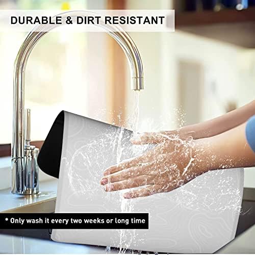 MARIBUR Soft Diatom Mud Dish Drying Mat, Non-Slip Quick-Drying Multifunctional Dish Drying Mat for Kitchen Counter Coffee Bar (40*50)