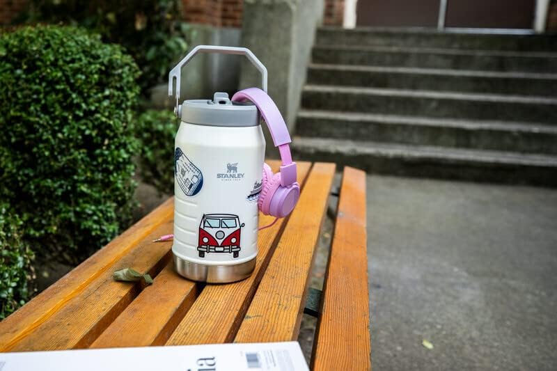 Stanley IceFlow Flip Straw Jug with Handle 64 oz| Twist On Lid and Flip Up Straw | Leak Resistant for Travel and Sports | Insulated Stainless Steel | BPA-Free |Polar - Image 2