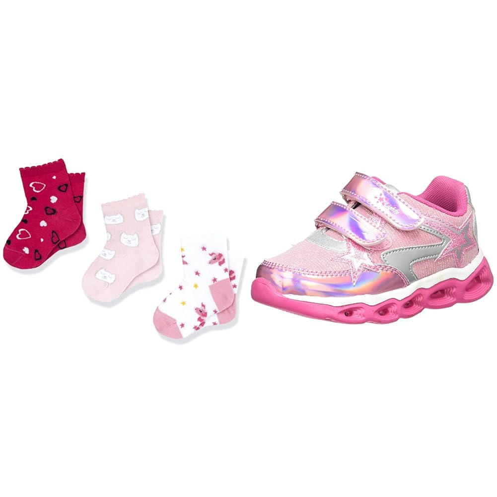 Chicco Socke + Sneaker Claire - Weiß/Rosa