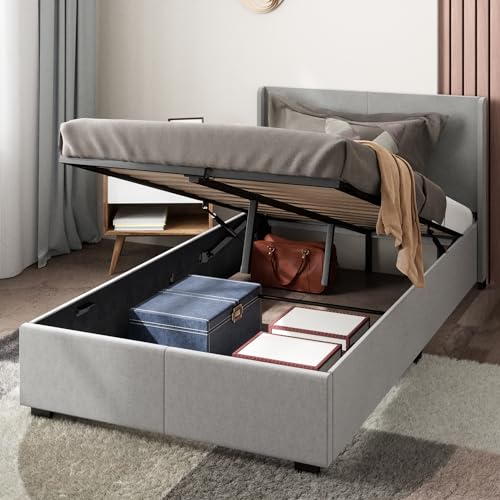 ZINUS 31 cm Maddon Stauraumbett Gepolsterter Plattformbettrahmen mit...