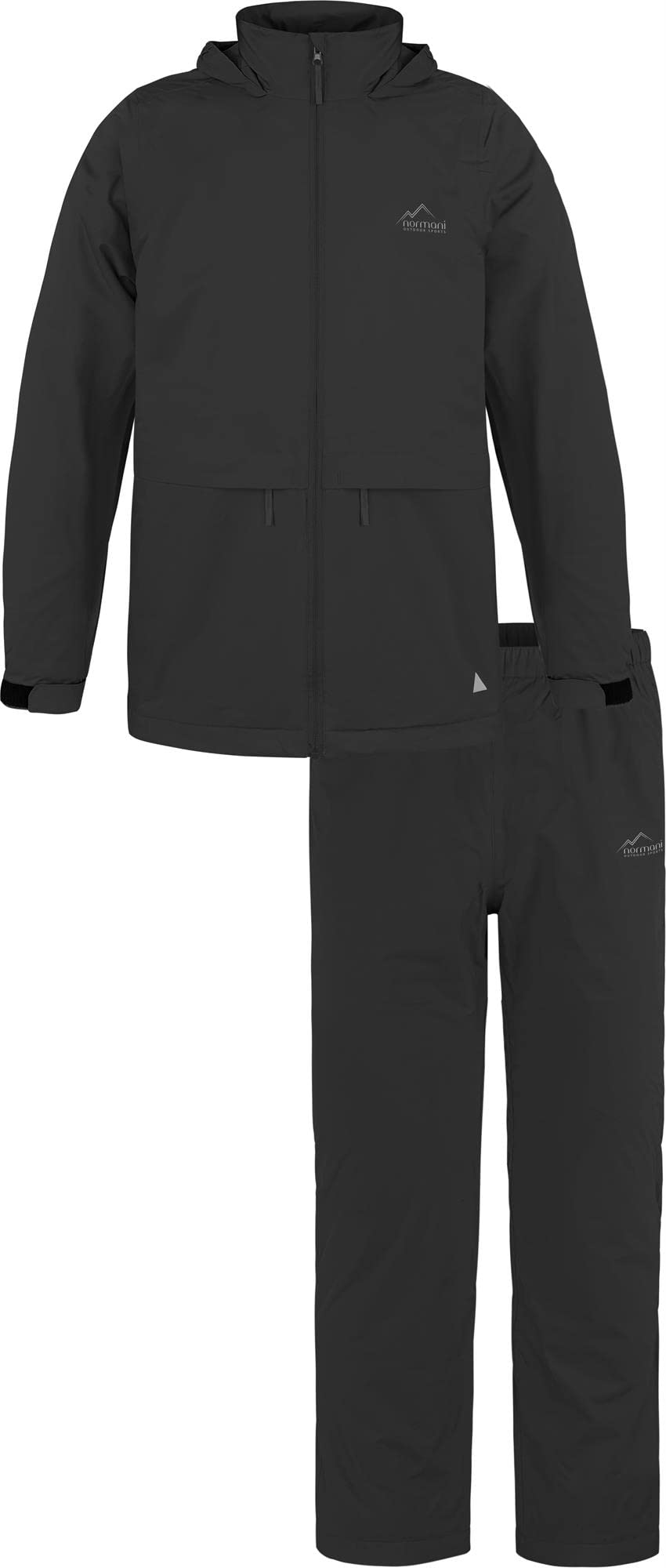 normani Kinder 2-Teiliger Regenanzug Regenset - Wasserdichte Regenjacke mit Reflektoren und Regenhose für Junge und Mädchen - Wasserdicht und Atmungsaktiv -Wassersäule: 6000 mm
