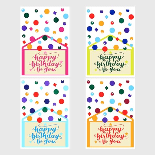 Generic - Carte anniversaire Jet de confettis enfant, Birthday card for kid, carte anniversaire lance confettis, carte d'anniversaire garçon, fille