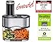 ROMMELSBACHER Spiralschneider EGS 80-5 Messereinsätze für verschiedene Gemüsenudeln, 2,5 Liter Auffangbehälter, großer Einfüllschacht, 2-fach Sicherheitssystem, komplett zerlegbar, Edelstahlgehäuse