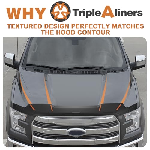 Image of TripleAliners Hood Bug Deflector Protector for 2015-2020 Ford F-150 F150