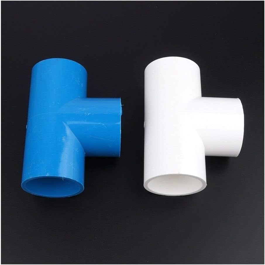 Pipe connector 12pcs/24pcs/48pcs/lot 20mm PVC Tee Connector Home Garden Irrigation System Fittings Aquarium Tank Adapter Tube Joints Water Pipe Connectors part