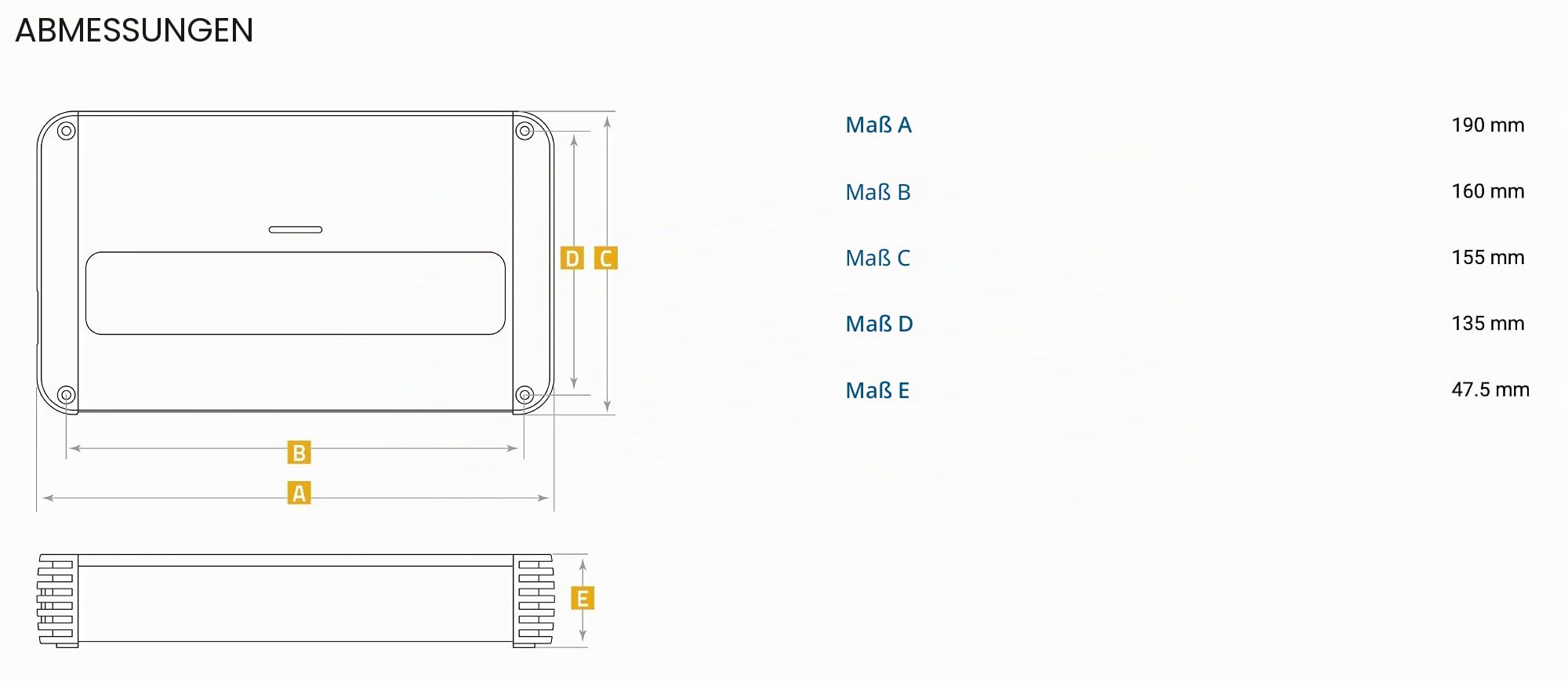 Audison SR 4.300 4-Kanal Class-D Verstärker, 4x130W RMS bei 4 Ohm, Aluminium-Gehäuse, Cinch und High-Level Eingänge, Frequenzweiche, 19x15,5x4,75 cm, 1,93 kg