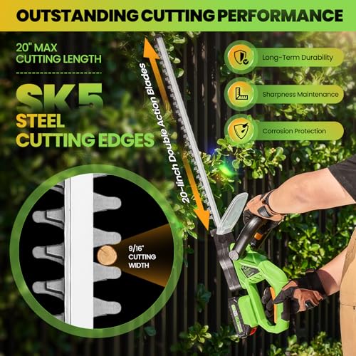 Saker GJ69048-X51739-01-US Cordless Hedge Trimmer thumb #1