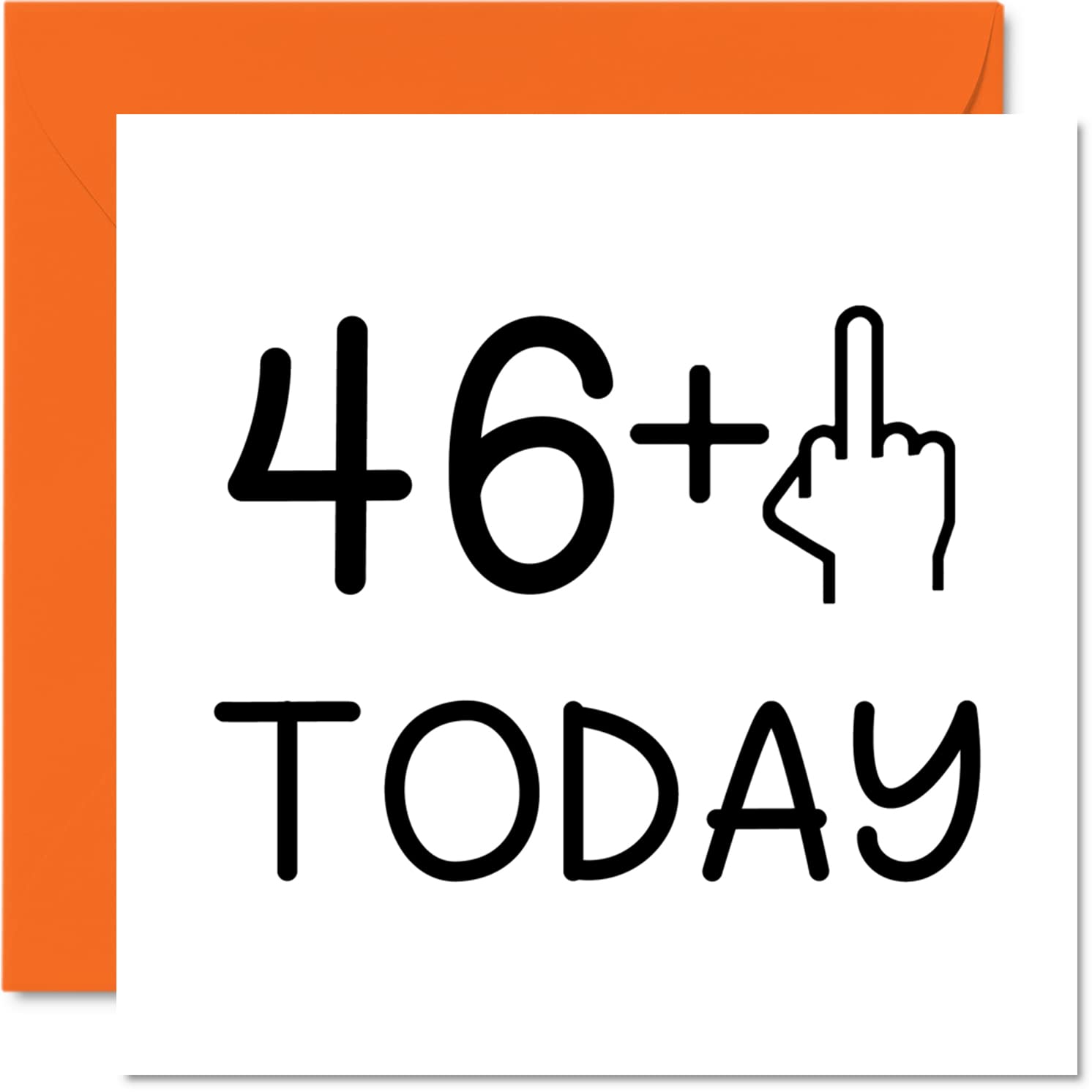 Carte D'anniversaire Humoristique Pour 46e Anniversaire - Pour