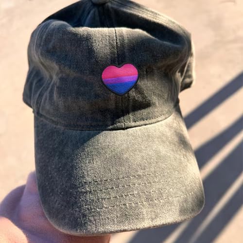 Image of Embroidered Pride Hat LGBT Cap Low Profile Distressed Dad Hat