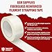 GGR Supplies FIL-795 Mono/Uni-Directional Fiberglass Reinforced Super Resistant Heavy Duty Commodity Grade Filament Strapping Tape: 2 in. Wide x 60 yds. (5.5 Mil) (Pack of 12)