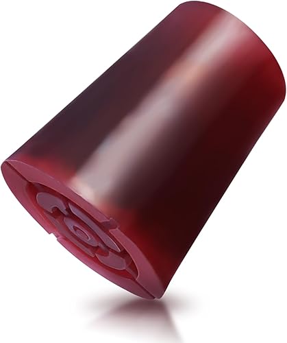 Miniatura 10 de Cane Tips Heavy Duty, Ultra Durable Crutch Accessories Replacement Tips for Walking Stick/Walkers/4 Prong Cane, Flat Base, High Polymer Rubber