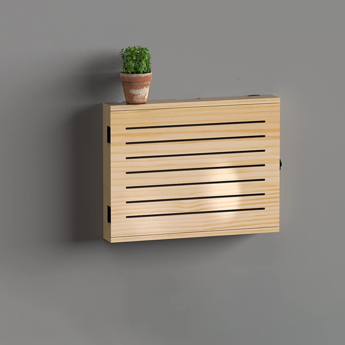 Esta Tapa de Madera Maciza para Caja de Contador eléctrico de Sala de Estar, Caja de Interruptor Principal Multimedia, Tapa Decorativa, Estante de Pared, Cubiertas de radiador, solución Deco