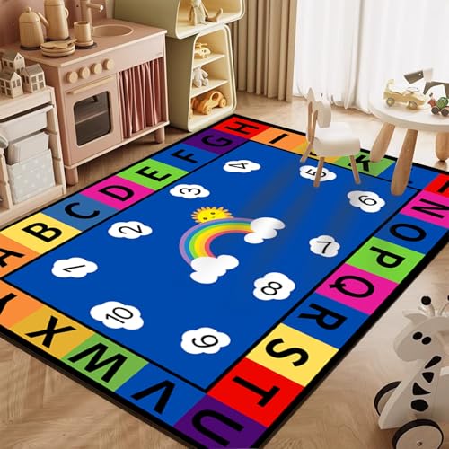 Tapete educativo ABC 182x122 cm para niños miniatura 3