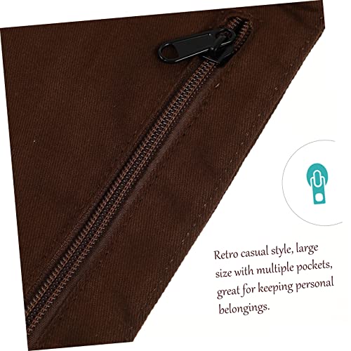 Portefeuille de téléphone multi-usage en coton véritable avec sangle amovible - 7