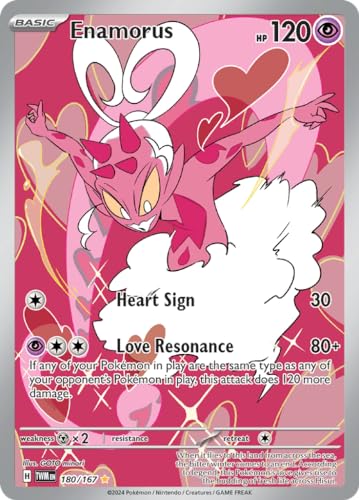 Pokemon – Enamorus 180/167 – Twilight Masquerade – Illustration Rare – Full Art –...