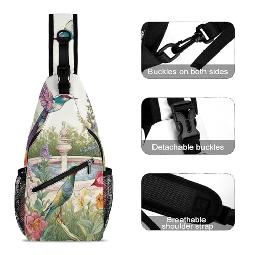 Bolsa tipo bandolera casual para senderismo miniatura 3
