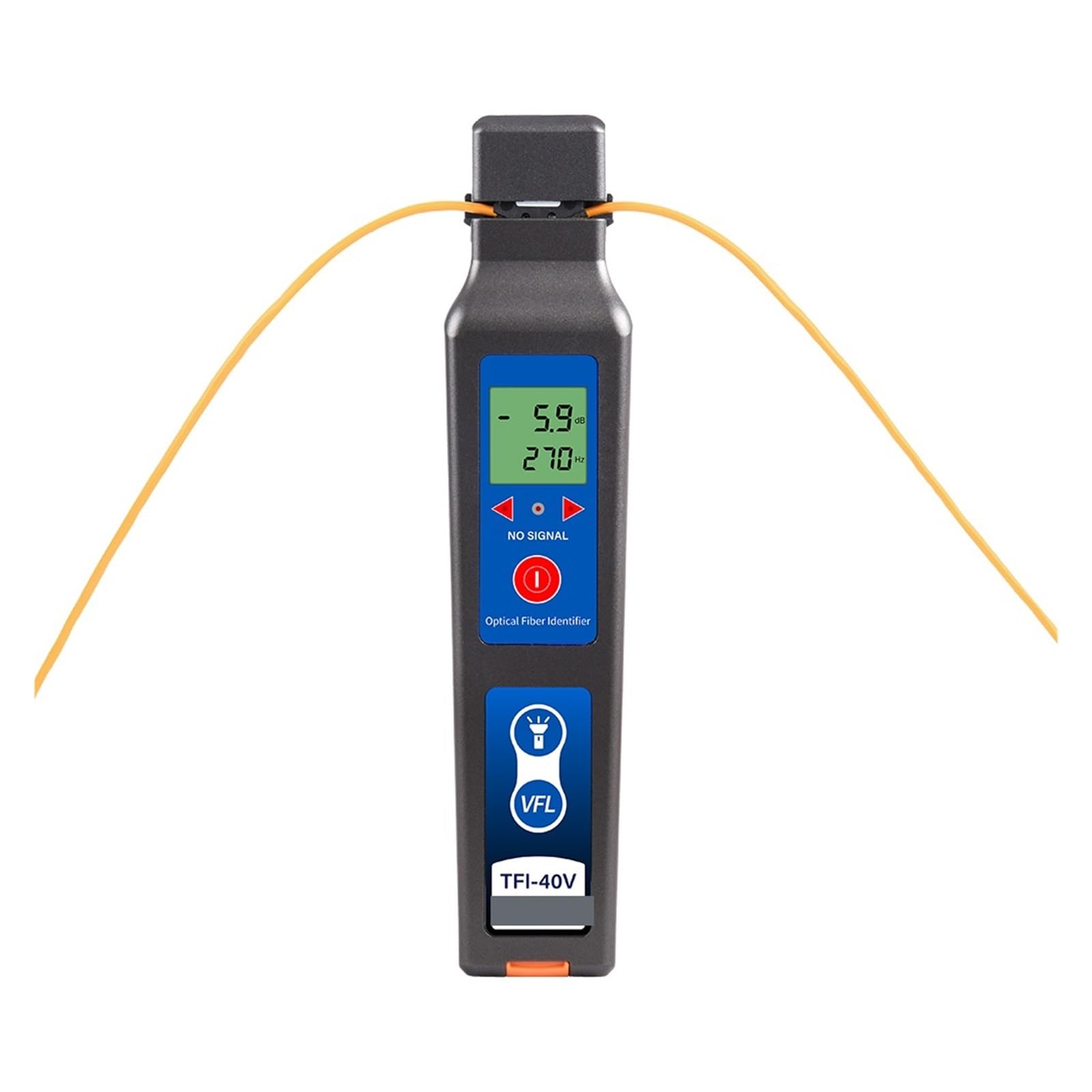 TFI-40 Identificador de fibra óptica + VFL + Luz LED, TFI-45 OFI Detector identificador en, Medidor potencia Inspección del circuito