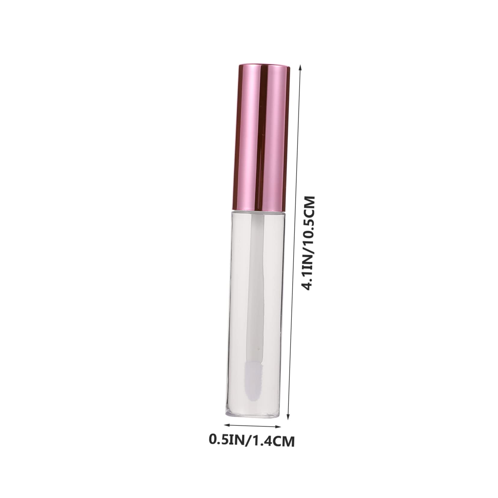 Tubi per Gloss Labbra da Viaggio 10ml in Abs, 40 Pezzi | Testina a Pennello, Forma Originale, per Lip Gloss e Ombretto, da Portare in Borsa