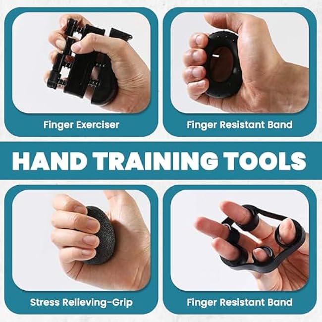 GainsGrove Grip Strengthener Forearm - Ultimate Hand Gripper & Forearm Strengthener for Strength Training, Workout Equipment, Hand Therapy, and Gym Accessories for Men & Women