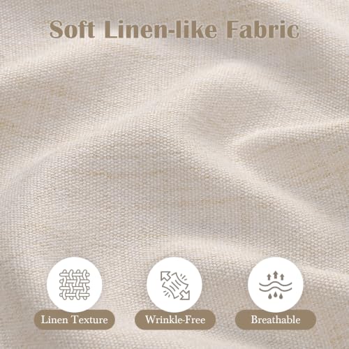 Image of Yinhua Boho Kitchen Curtains 36 Inch Length Brown Embroidered Floral Cafe Curtains, Farmhouse Light Filtering Kitchen Window Curtain Rod Pocket Short Tier Curtains for Windows, 26 inch W x 36 inch L, 2 Panels